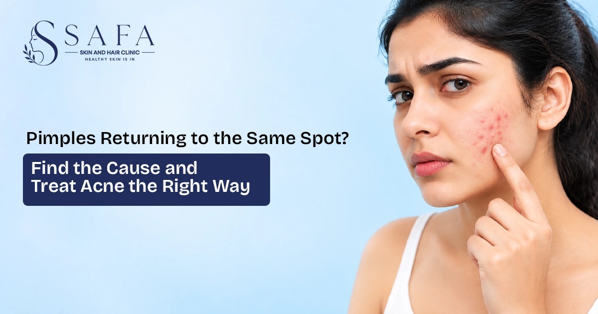 Why Do I Keep Getting Pimples in the Same Place? Causes and What to Do