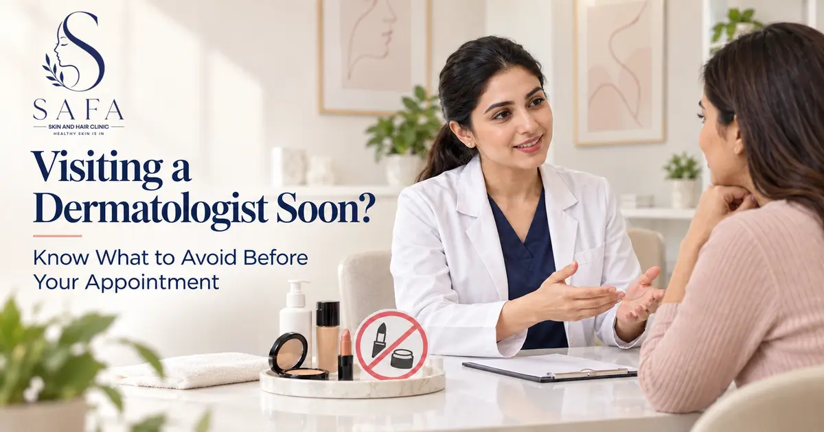 What Should You Not Do Before a Dermatologist Appointment?